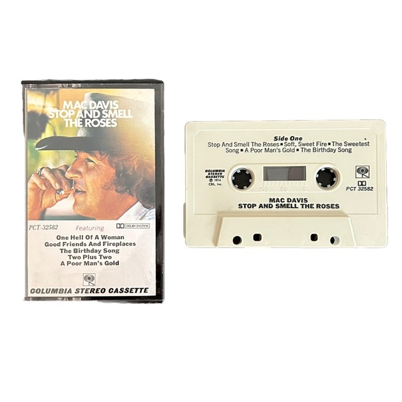 Vintage-1974-Columbia Records-Mac Davis-“Stop And Smell The Roses”-Country-Used - Picture 3 of 4